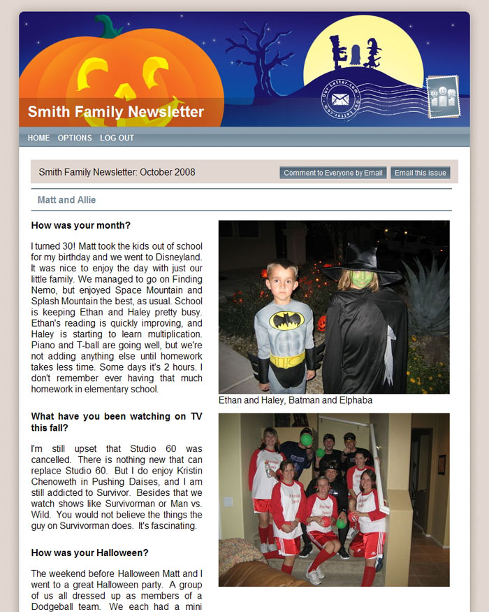 Final newsletter.